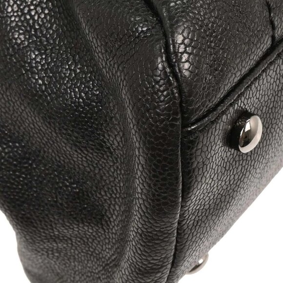 Chanel Black Calfskin Luxury Line Handbag - Picture 6 of 9